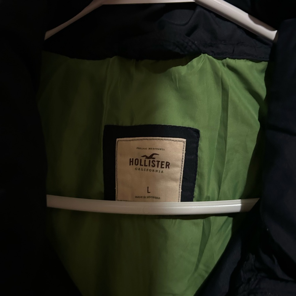 Hollister Black and Green Jacket